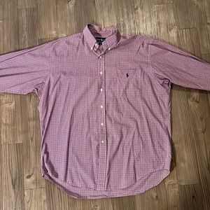 Ralph Lauren Polo Red Dress Shirt Large